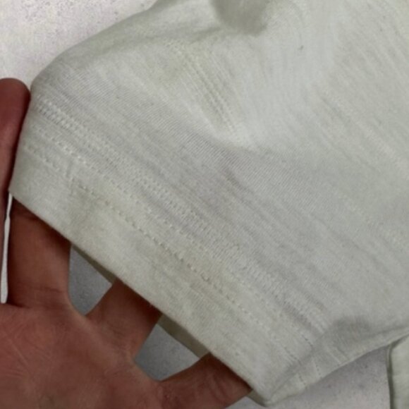 Anerkjendt Denmark White Crew Neck Short Sleeve T-Shirt Mens Size XL Tee Minimal - Picture 10 of 13